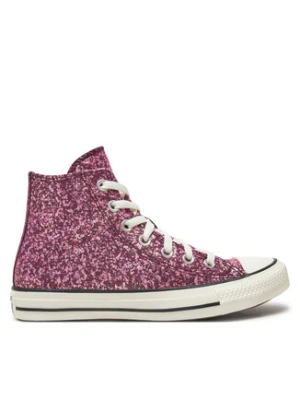 Converse Trampki Chuck Taylor All Star Glitter Hi A11137C Różowy