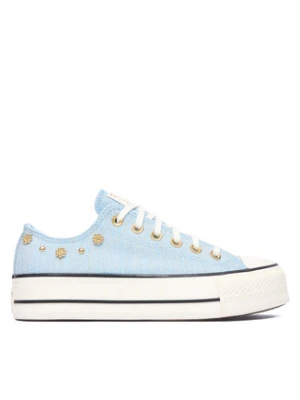 Converse Trampki Chuck Taylor All Star Heathered Glam A17596C Niebieski
