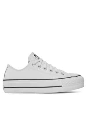 Converse Trampki Chuck Taylor All Star Lift Clean Ox 561680C Biały