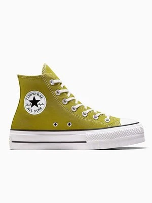 Converse trampki Chuck Taylor All Star Lift damskie kolor zielony A08286C