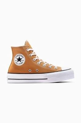 Converse trampki Chuck Taylor All Star Lift damskie kolor żółty A11537C