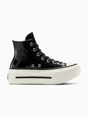 Converse trampki Chuck Taylor All Star Lift Double Stack kolor czarny A12977C