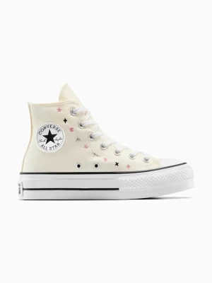 Converse trampki Chuck Taylor All Star Lift kolor beżowy A13522C
