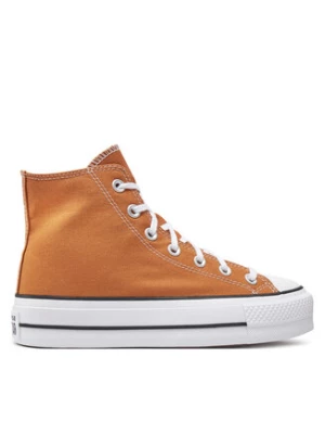 Converse Trampki Chuck Taylor All Star Lift Platform A11537C Pomarańczowy