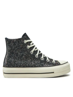 Converse Trampki Chuck Taylor All Star Lift Platform Glitter A09551C 401 Czarny