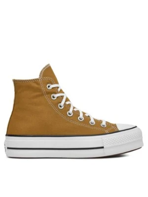 Converse Trampki Chuck Taylor All Star Lift Platform HI A07210C Brązowy