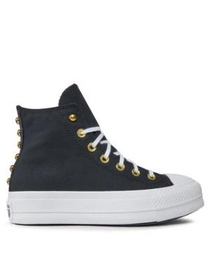 Converse Trampki Chuck Taylor All Star Lift Platform Star Studded A05453C Czarny
