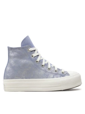 Converse Trampki Chuck Taylor All Star Lift Platform Suede Shimmer A11549C Fioletowy