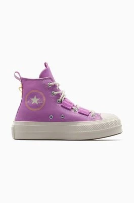 Converse trampki Chuck Taylor All Star Lift Utility damskie kolor różowy A07602C