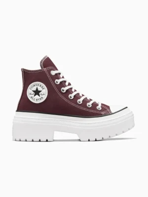 Converse trampki Chuck Taylor All Star Lugged Heel damskie kolor bordowy A09401C