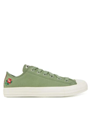 Converse Trampki Chuck Taylor All Star Rose Cross Stitch A13658C Zielony