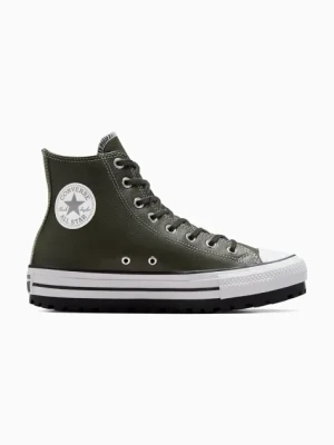 Converse trampki skórzane Chuck Taylor All Star City Trek męskie kolor zielony A09489C