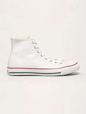 Converse trampki skórzane Chuck Taylor All Star Leather męskie kolor biały 132169C