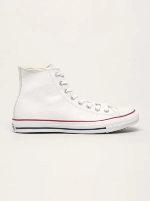 Converse trampki skórzane Chuck Taylor All Star Leather męskie kolor biały 132169C