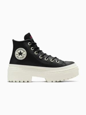 Converse trampki skórzane Chuck Taylor All Star Lugged Heel damskie kolor czarny A12328C