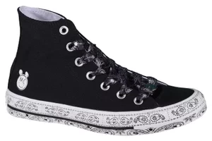 Converse X Miley Cyrus Chuck Taylor Hi All Star 162234C, Damskie, Czarne, trampki, tkanina, rozmiar: 42,5