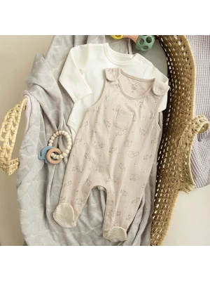 COOL CLUB 2-częściowy zestaw w kolorze beżowo-kremowym rozmiar: 62