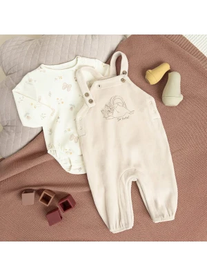 COOL CLUB 2-częściowy zestaw w kolorze beżowo-kremowym rozmiar: 62