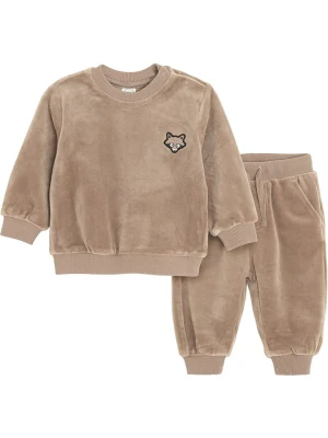 COOL CLUB 2-częściowy zestaw w kolorze jasnobrązowym rozmiar: 62