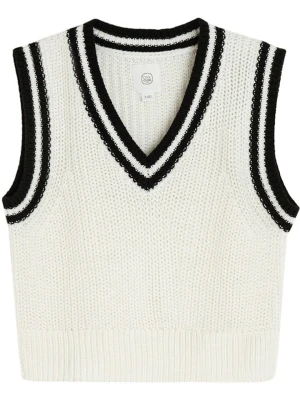 COOL CLUB Bezrękawnik w kolorze biało-czarnym rozmiar: 158