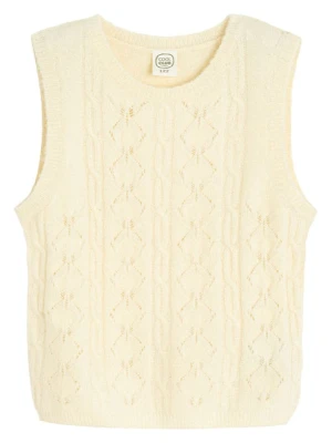 COOL CLUB Bezrękawnik w kolorze kremowym rozmiar: 128