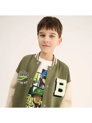 COOL CLUB Bluza w kolorze biało-oliwkowym rozmiar: 170