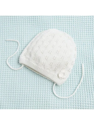 COOL CLUB Czapka beanie w kolorze białym rozmiar: 40-42 cm