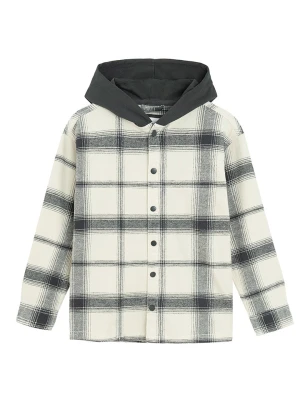 COOL CLUB Koszula w kolorze kremowo-antracytowym rozmiar: 170