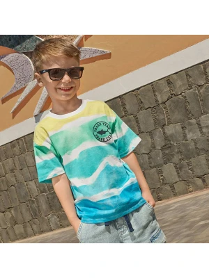 COOL CLUB Koszulka w kolorze biało-niebieskim rozmiar: 128