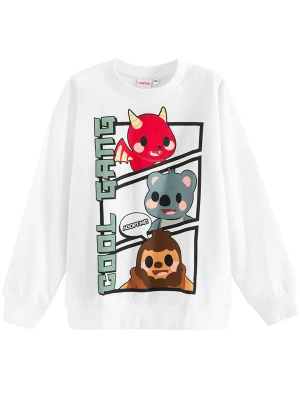 COOL CLUB Koszulka w kolorze białym ze wzorem rozmiar: 152