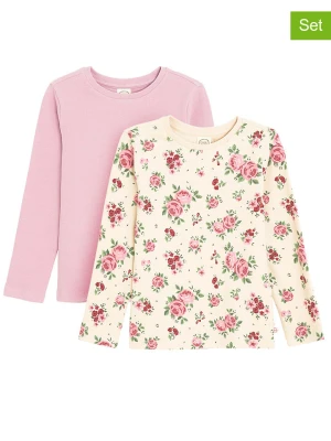 COOL CLUB Koszulki (2 szt.) w kolorze jasnoróżowo-kremowym rozmiar: 116