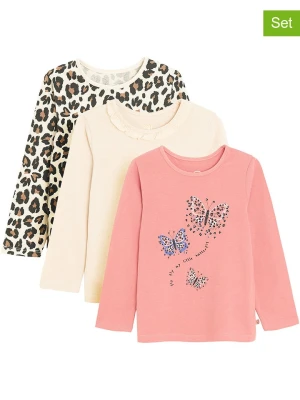 COOL CLUB Koszulki (3 szt.) w kolorze jasnoróżowo-kremowo-jasnobrązowym rozmiar: 122