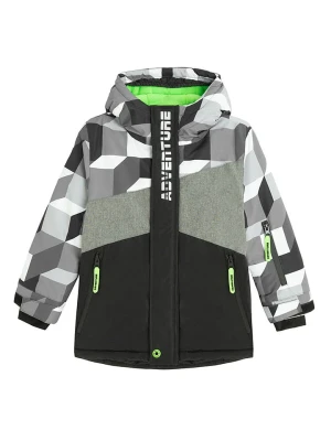COOL CLUB Kurtka zimowa w kolorze czarno-zielono-białym rozmiar: 152