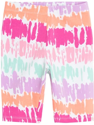 COOL CLUB Legginsy w kolorze białym ze wzorem rozmiar: 122