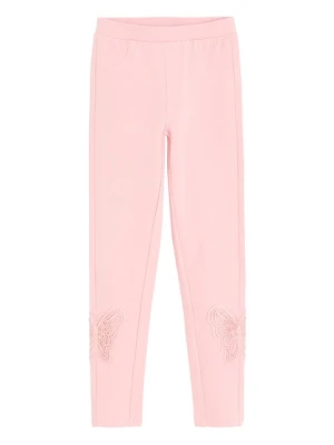 COOL CLUB Legginsy w kolorze jasnoróżowym rozmiar: 128