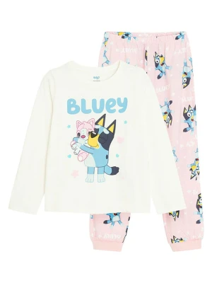 COOL CLUB Piżama w kolorze kremowo-jasnoróżowym rozmiar: 110