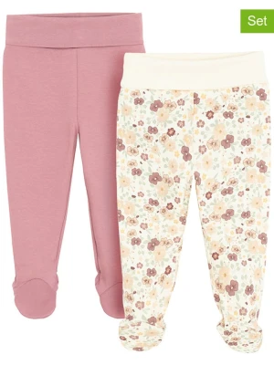 COOL CLUB Półśpiochy (2 pary) w kolorze kremowo-jasnoróżowym rozmiar: 68