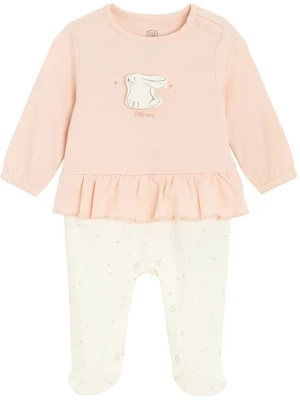 COOL CLUB Śpioszki w kolorze pomarańczowo-kremowym rozmiar: 62