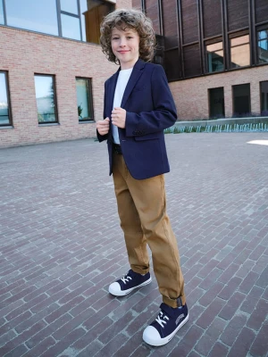 COOL CLUB Spodnie chino w kolorze jasnobrązowym rozmiar: 152