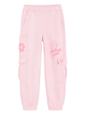 COOL CLUB Spodnie dresowe w kolorze jasnoróżowym rozmiar: 110
