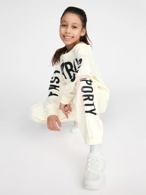 COOL CLUB Spodnie dresowe w kolorze kremowym rozmiar: 170