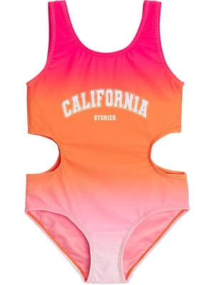 COOL CLUB Strój kąpielowy w kolorze różowo-jasnoróżowo-pomarańczowym rozmiar: 170