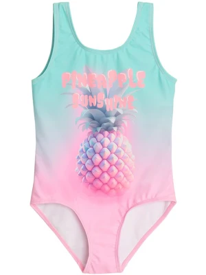 COOL CLUB Strój kąpielowy w kolorze turkusowo-jasnoróżowym rozmiar: 164