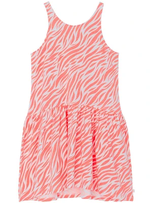 COOL CLUB Sukienka w kolorze biało-pomarańczowym rozmiar: 110