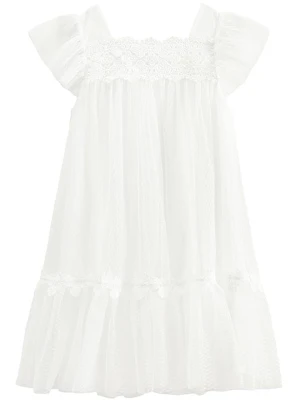 COOL CLUB Sukienka w kolorze białym rozmiar: 152