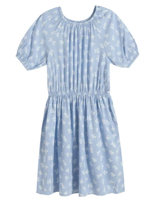 COOL CLUB Sukienka w kolorze błękitno-białym rozmiar: 158