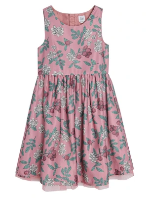 COOL CLUB Sukienka w kolorze jasnoróżowym ze wzorem rozmiar: 116