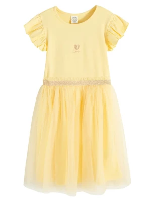 COOL CLUB Sukienka w kolorze żółtym rozmiar: 128