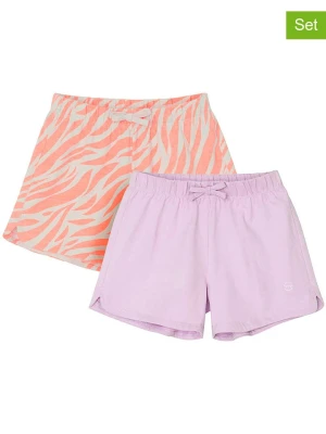 COOL CLUB Szorty (2 pary) w kolorze pomarańczowo-fioletowo-białym rozmiar: 122