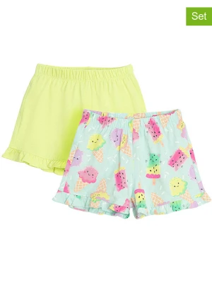 COOL CLUB Szorty (2 pary) w kolorze turkusowo-żółtym rozmiar: 122